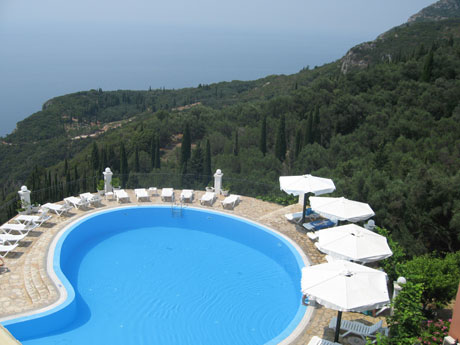 Golden Fox Hotel Swimmingpool Corfu
