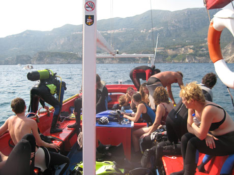 Scuba Diving in Corfu